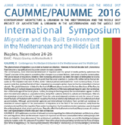 CAUMME / PAUMME 2016 Bildiri ve Mimari Proje Çağrısı