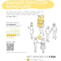 FADA Workshop Haftası’ndan Yürütücülere Açık Çağrı