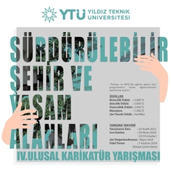 “Sürdürülebilir Şehir ve Yaşam Alanları” IV. Ulusal Öğrenci Karikatür Yarışması 