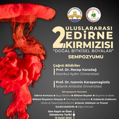 II. Uluslararası Edirne Kırmızısı Sempozyumu