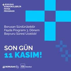 Tarih Değişikliği: Borusan Sürdürülebilir Fayda Programı 3. Dönem