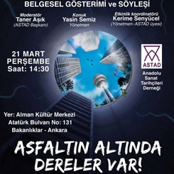 Belgesel Gösterimi ve Söyleşi: ”Asfaltın Altında Dereler Var!” 