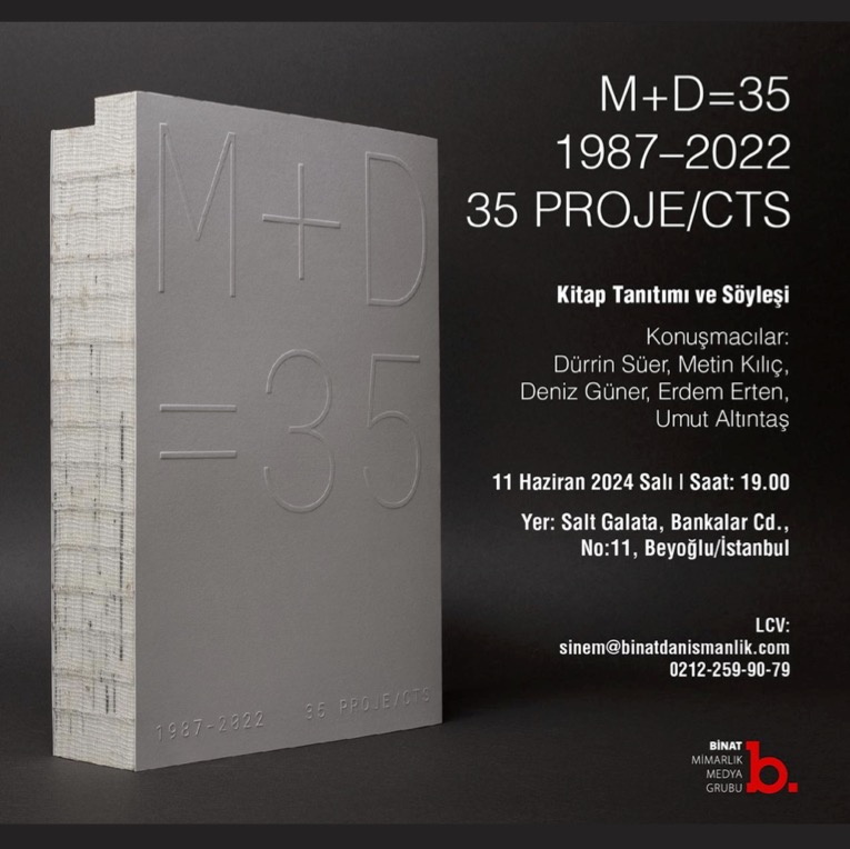 Kitap Tanıtımı ve Söyleşi: “M+D=35:1987-2022 PROJE/CTS” 