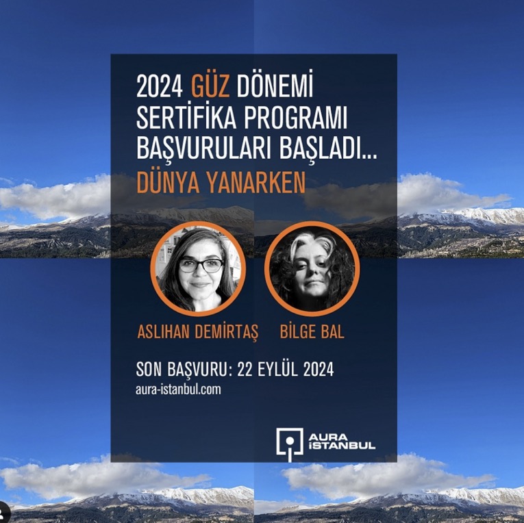 AURA İstanbul Güz’24 Dönemi Sertifika Programı Başvuruları Başladı