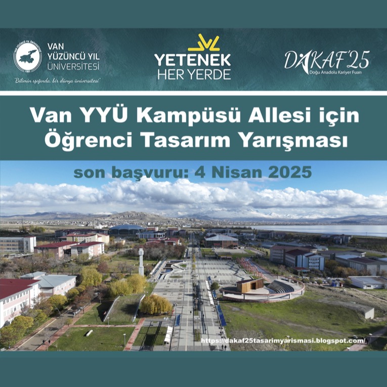 Van YYÜ Kampüsü Allesi için Öğrenci Tasarım Yarışması 2025