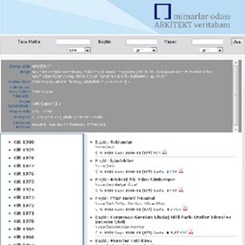 Arkitekt Dergisi Veritabanı Kullanıma Açıldı