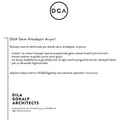 Dila Gokalp Architects - DGA, Ekip Arkadaşları Arıyor